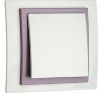 Декоративная вставка Mono Electric одинарная светло-сиреневая LARISSA 103-001000-150