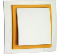 Декоративная вставка Mono Electric одинарная желтая LARISSA 103-000900-150