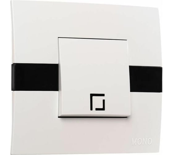 Вставка Mono Electric черная комплект ECO белый 101-001300-150 1