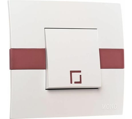 Вставка Mono Electric темно-сиреневая комплект ECO белый 101-001100-150