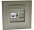 Телефонная розетка Mono Electric Rj45 Cat3 L/D механизм бронза 500-002325-124 1