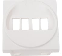 Накладка аудио-розетки LK Studio белый LK45 857404-1