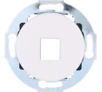 Накладка для телефонной розетки с суппортом LK Studio RJ-12, RJ-45 без джека, белый LK Vintage 885504-0