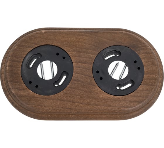 Рамка Bironi 2-местная RF, дерево, цвет Старое дерево RF1-620-17 1