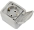 Накладная розетка KRANZ мини, IP54, с заземлением, о/у, серая KR-78-0817 3