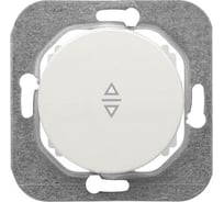 Механизм выключателя Bylectrica 1-клавишный, проходной, скрытая установка, серия ПРОВАНС, С610-3361 перламутр