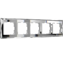 Рамка на 5 постов Werkel W0051220 зеркальный a051016
