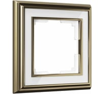 Рамка на 1 пост WERKEL WL17 Frame 01 бронза, белый a037682