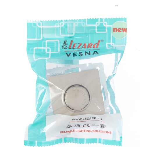 Диммер Lezard VESNA 1000W, титан 742-3788-157