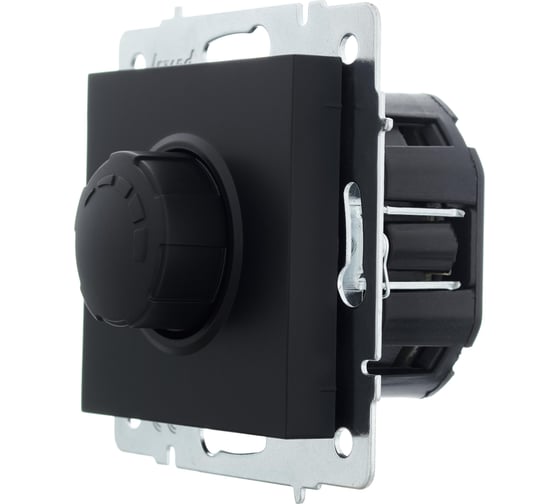 Диммер Lezard VESNA 1000W, чёрный бархат 742-4288-157