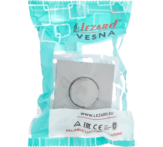 Диммер Lezard VESNA 800 Вт, платина 742-3588-115