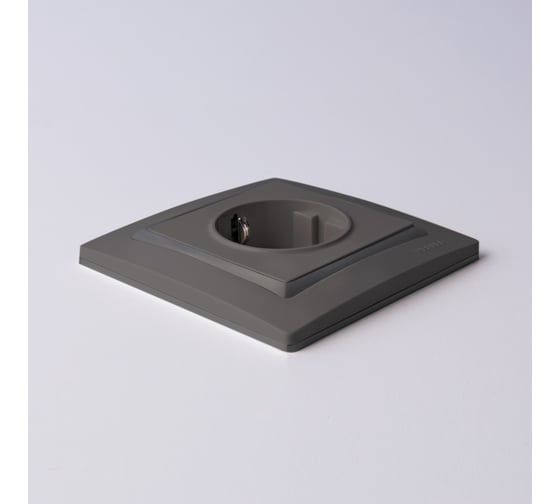 Рамка WERKEL W0012007 на 1 пост Snabb basic серо-коричневый a051291