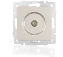 Проходная розетка Lezard VESNA титан 742-3788-129