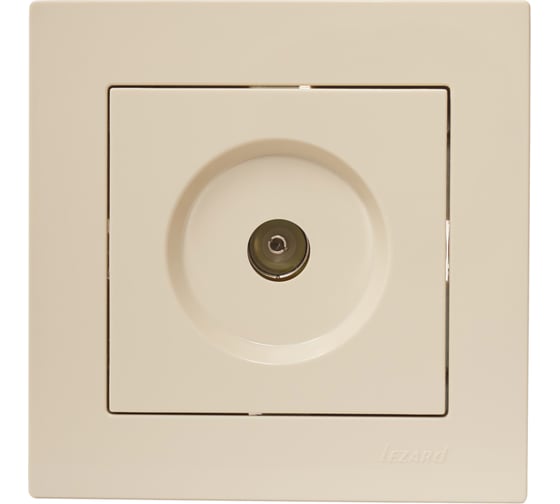 Оконечная розетка Lezard VESNA крем 742-0388-130