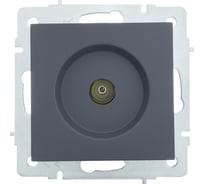 Оконечная розетка Lezard VESNA графит 742-3488-130