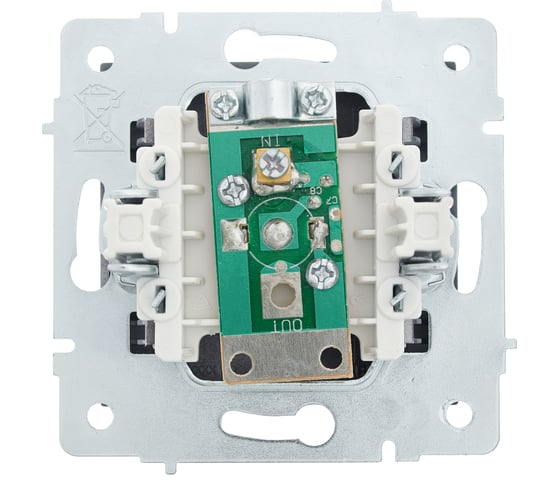 Оконечная розетка Lezard VESNA графит 742-3488-130