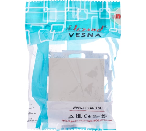 Выключатель Lezard VESNA крем 742-0388-100