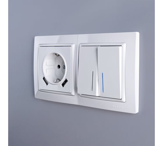 Рамка на 2 поста WERKEL W0022001 Snabb basic белый a051305