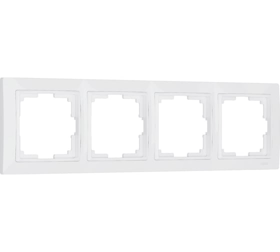 Рамка на 4 поста WERKEL W0042001 Snabb basic белый a051301