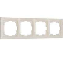 Рамка на 4 поста WERKEL W0042003 Snabb basic слоновая кость a051306