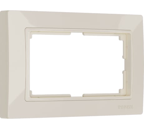 Рамка для двойной розетки WERKEL W0082003 Snabb basic слоновая кость a051293