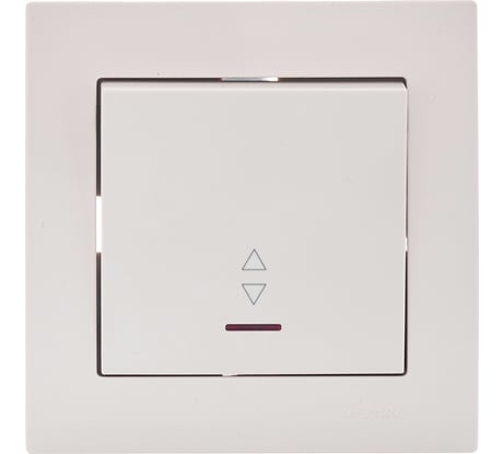 Проходной выключатель Lezard VESNA с подсветкой крем 742-0388-114