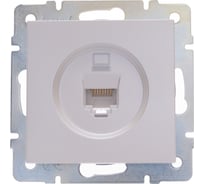 Компьютерная розетка Lezard VESNA жемчужно-белый перламутр 742-3088-139