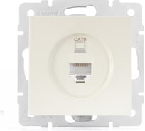 Компьютерная розетка Lezard VESNA крем 140 742-0388-140