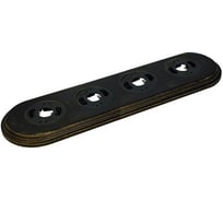 Рамка Retrika ретро, дерево, серия Colony, четырехместная, состаренный черный RCD-04005