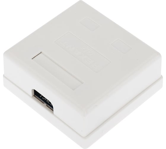Компьютерная внешняя неэкранированная розетка REXANT 2-порта RJ-45 (8P8C), UTP категория 6 03-0136