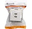 2-местная розетка USB STEKKER (механизм), GLS10-7115-01, 250B, 2,4А, серия Катрин, белый 39686 6