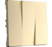 Набор клавиш для трехклавишного выключателя WERKEL W1139011 шампань a050860