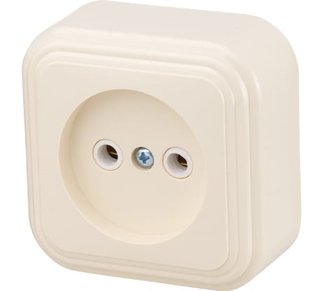 Розетка ЮПИТЕР наружная Стандарт бежевая JP7430-04