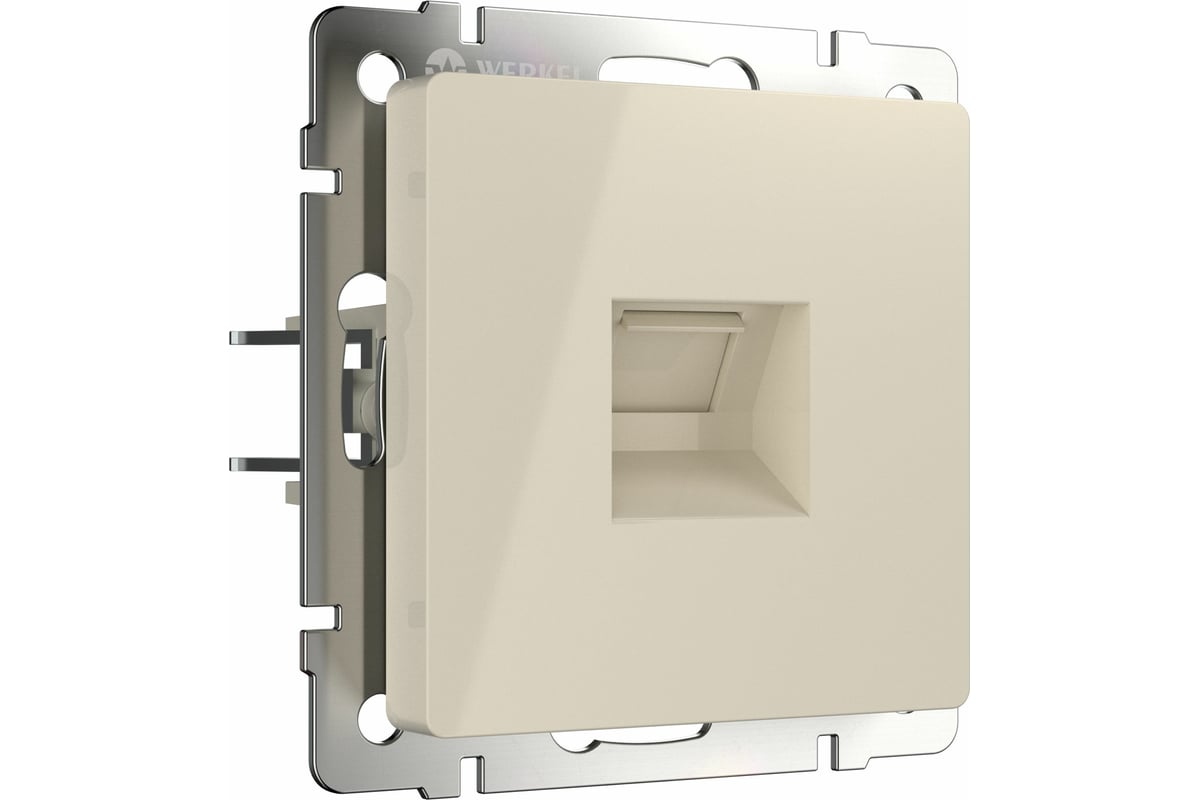 Телефонная розетка WERKEL W1182003 RJ-11 слоновая кость a051492 ...