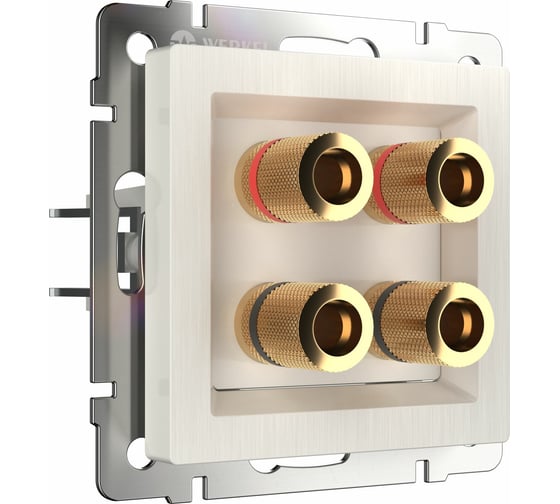 Акустическая розетка WERKEL W1185013 перламутровый рифленый a051170