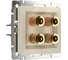 Акустическая розетка WERKEL W1185003 слоновая кость a051468 1