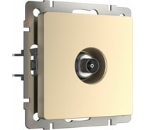 Оконечная ТВ-розетка WERKEL W1183011 шампань a050856