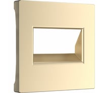 Накладка WERKEL W1191111 для двойной розетки Еthernet RJ-45 шампань a050852