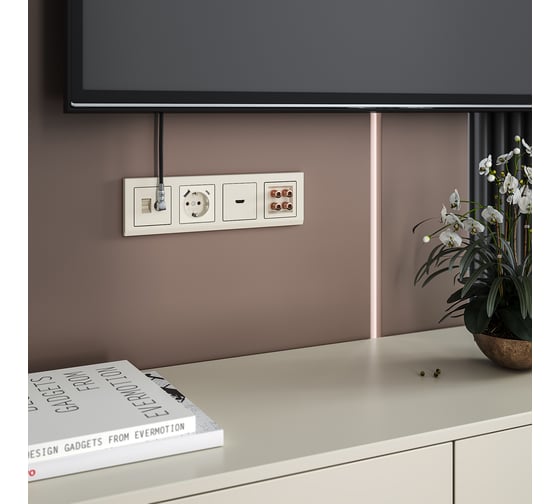Розетка HDMI WERKEL W1186003/ (слоновая кость) a051487