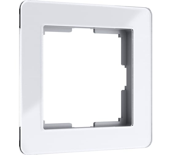 Рамка на 1 пост WERKEL W0012701 Acrylic белый a059313 1