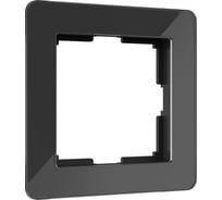 Рамка на 1 пост WERKEL W0012708 Acrylic черный a059316