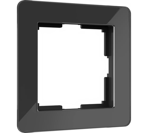 Рамка на 1 пост WERKEL W0012708 Acrylic черный a059316 1