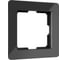 Рамка на 1 пост WERKEL W0012708 Acrylic черный a059316 1