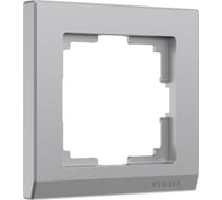 Рамка на 1 пост WERKEL W0011806 Stark серебряный a050917