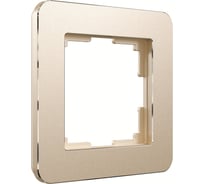 Рамка на 1 пост WERKEL W0012611 Platinum шампань a059210