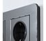 Рамка на 2 поста WERKEL W0022608 Platinum черный алюминий a059213 2