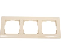 WERKEL Рамка на 3 поста W0031803 Stark слоновая кость a050910