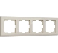 Рамка на 4 поста WERKEL W0041803 Stark слоновая кость a050916