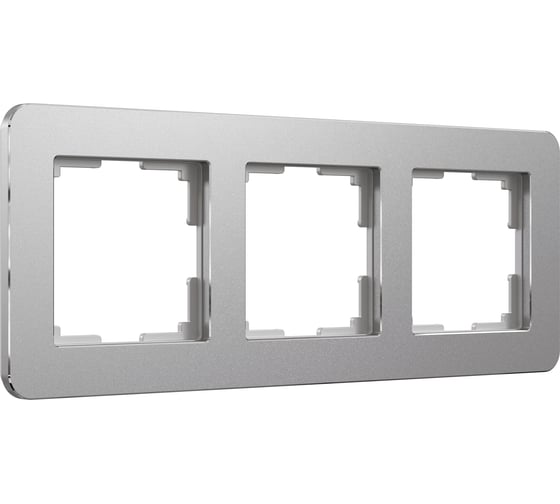 Рамка на 3 поста WERKEL W0032606 Platinum алюминий a059215 1