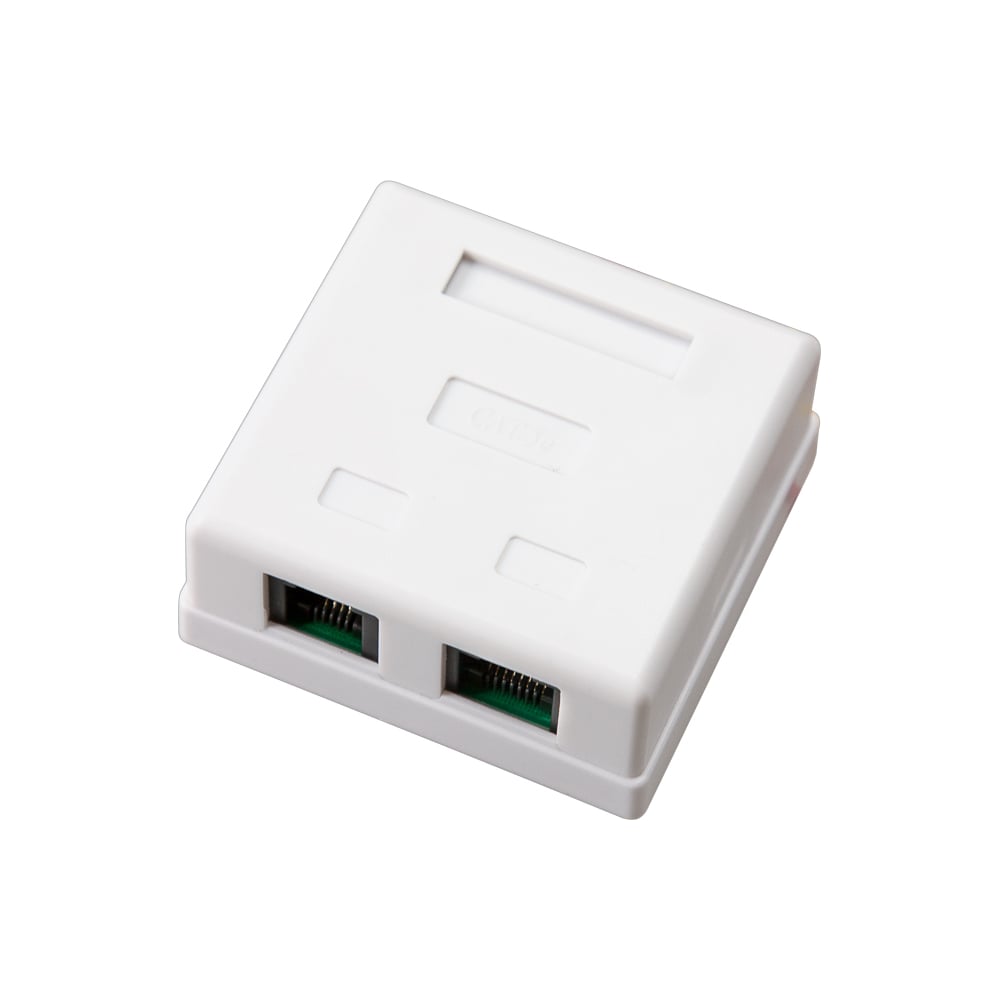 Комбинированная внешняя розетка REXANT RJ-45(8P-8C) + RJ-11(6P-4C), UTP ...